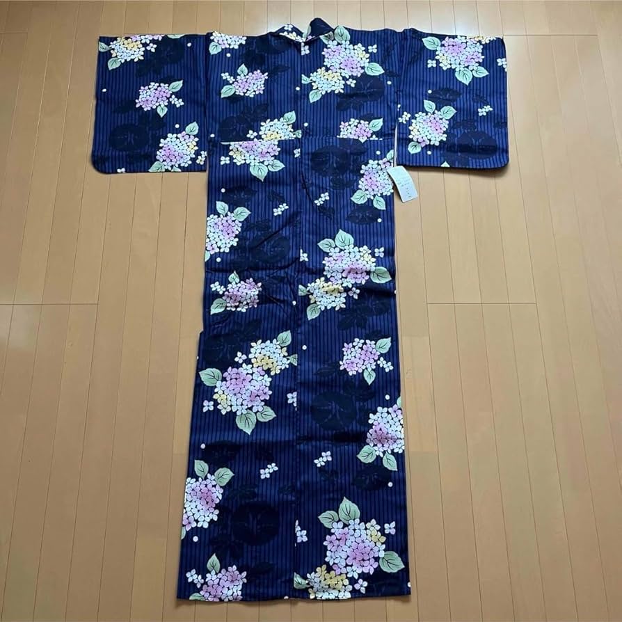 Amazon.co.jp: 浴衣 綿100% 綿紅梅 きものやまと 浴衣屋さん.com